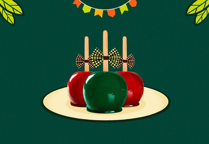 Receitas Juninas – Maçã do Amor Verde