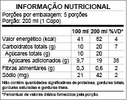 Informações Nutricionais - São Geraldo Tradicional 1L
